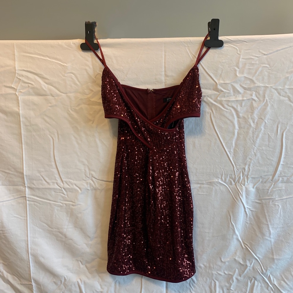 Short sequin cocktail dress